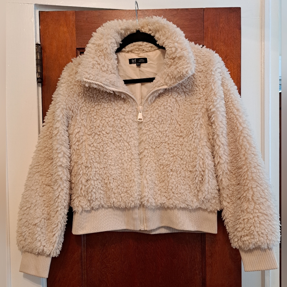 Zara Cream Fleece Jacket